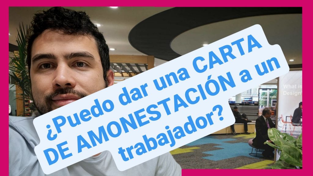 ¿Cómo hacer una carta de amonestación?